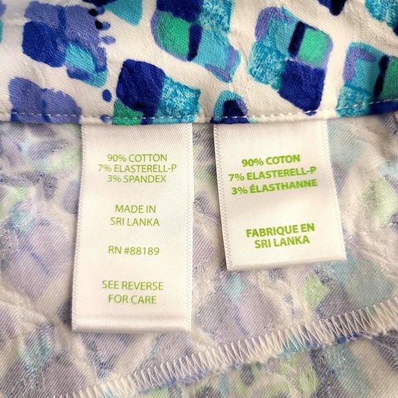 Lilly Pulitzer Kelly Skinny Ankle Pants Size 2 Resort White Pineapple Stretch - Picture 10 of 12